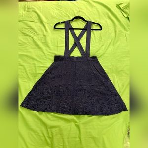 Divided polkadot pinafore! NWT 6